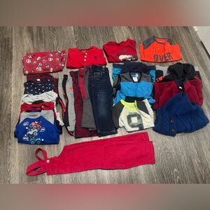 2T Assorted Boys Fall/Winter Clothing Bundle 3